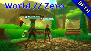 Roblox World//Zero ลงดันหาปู