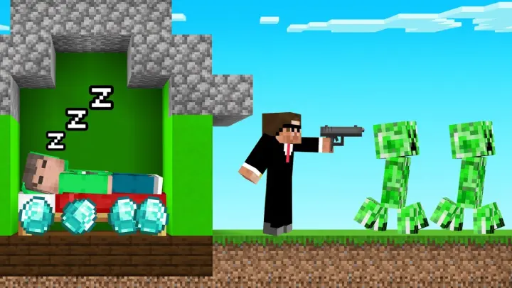 Manhunt But You Protect The VIP! (Minecraft)