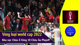 Kết quả Vòng loại WC 2022 Khu vực Châu Âu Play off- Châu Á Vòng 10