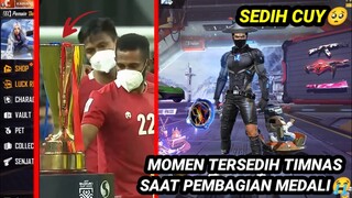 MOMEN TERSEDIH TIMNAS INDONESIA SAAT PENYERAHAN MEDALI😭🥺