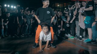 [Epic battle! Explosive krump kids battle]... Wait, Mario? BABY STREETBEAST & BABY KONKRETE