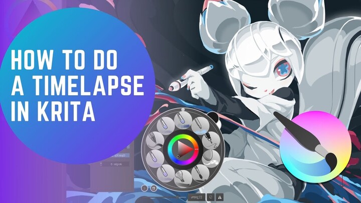 How to create a timelapse with Krita 5.0