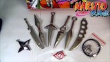 Naruto Metal Weapon Keychain Collection Set