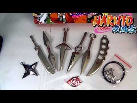 Naruto Metal Weapon Keychain Collection Set