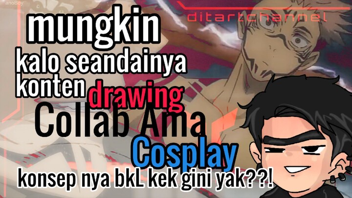 [ditartchannel] inisih gk bisa disebut Cosplay yak...?! soalnya gk pke kostum asli 🗿✨