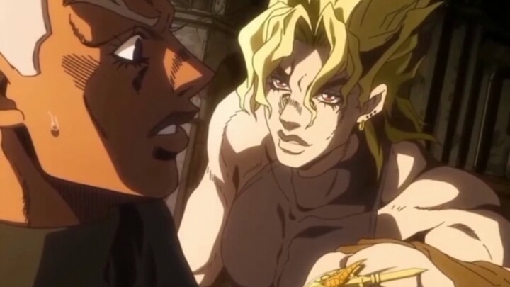 Dio fell in love with the priest at first sight and even gave him a worm arrow as a token of love. F