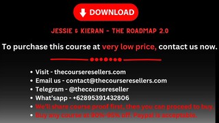 Jessie & Kieran – The Roadmap 2.0