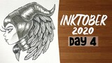 Inktober 2020 | Witchtober Day 4: Maleficent