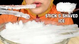 ASMR ICE EATING || MAKAN ES BATU || STICK ICE ||SHAVED ICE||segar ASMR MUKBANG INDONESIA