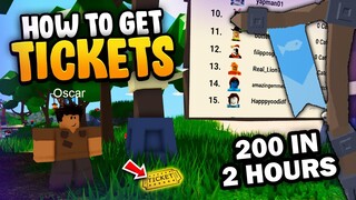 NEW* How to get Tickets!! (Fishing Festival) in Roblox Islands (Skyblock)