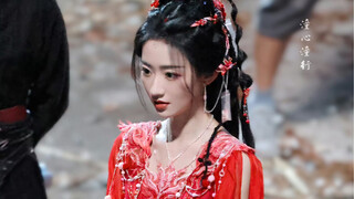 The legend of Yang Yutong in the dark river, the bright red white crane Huai