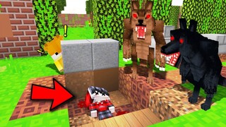 โดนมนุษย์หมาป่า ไล่ฆ่า😰🐺 เกือบตาย!! | MINECRAFT ซ่อนแอบ