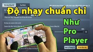 PUBG Mobile | ĐỘ NHẠY CHUẨN KHÔNG CẦN CHỈNH NHƯ CÁC PRO PLAYER