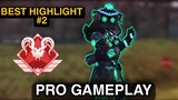 PRO GAMEPLAY HIGHLIGHT & BEST OUTPLAY FPP #02 - APEX LEGENDS MOBILE