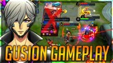 GUSION GAMEPLAY🔥 | ENEMY HAYABUSA TOP GLOBAL?! | NEW ROTATION | BESTMOMENT | W/ iNSECTiON 🔥