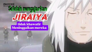 Jiraiya meninggalkan murid-muridnya setelah mengajarkan