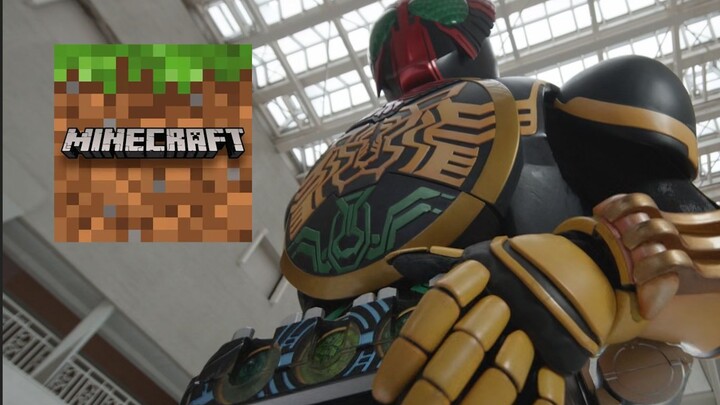 Kamen Rider OOO, but Minecraft sound effects