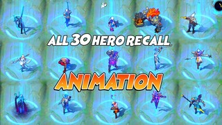 MLBB All Heroes with Recall Animation