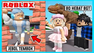 Aku Dan Adiku Memiliki Pukulan Dahsyat Menembus Tembok Di Roblox ft @Shasyaalala