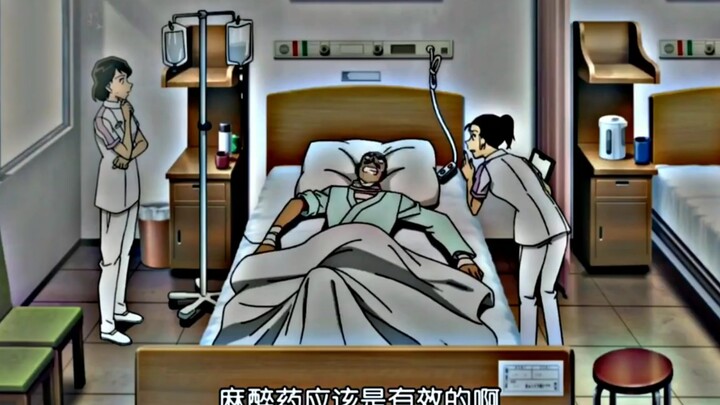 突然感觉有点心疼小五郎 不知道脖子还能承受的住吗 "名侦探柯南剧场版 "毛利小五郎