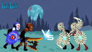 Ice Griffon + Lava Griffon vs Undead Griffon / animation