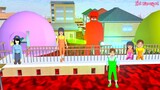 Yuta Buang Bapak Tua Ke Banjir Lava - Polisi Sakura Mio Mia & Yuto Kebalik Balik | Sakura Simulator