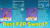 Kagotsurube Isshin vs Amenoma Kageuchi Best F2P Sword?