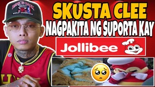 SKUSTA CLEE NAGPAKITA NG SUPORTA SA JOLLIBEE | EX BATTALION