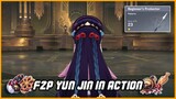 What F2P Yun Jin looks like (Level 90) | Genshin Impact
