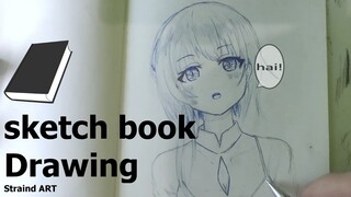 Menggambar anime yang sedang menyapamu Hai !