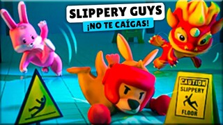 NUEVO MAPA *SLIPPERY GUYS* de STUMBLE GUYS 0.46.3!! 👀🔥