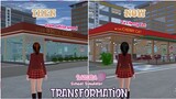 CHERRY CAT CAFE TRANSFORMATION ❤ | Sakura School Simulator