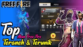 WAJIB TAHU !! INILAH TOP AKUN FREE FIRE TERUNIK DAN TERANEH