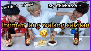 Mga Koreans sinubukang kainin ang Chicharon at uminom ng Redhorse