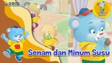 Dongeng Bahasa Indonesia – Senam dan Minum Susu – Kartun Anak