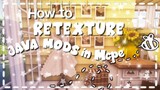 ✨ How to RETEXTURE JAVA MODS in MCPE [Cocricot Edition] | The girl miner ⛏️
