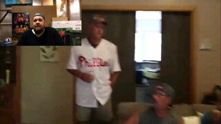 PSYCHO DAD SMASHES TV! *LOGAN PAUL VS KSI* Joe Bump's Reaction
