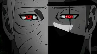 "The boulder that can't be pushed away, the Sharingan that can't be closed"