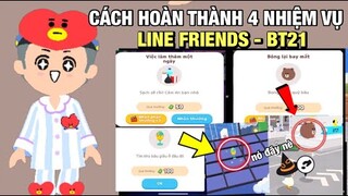 PLAY TOGETHER | Hướng Dẫn Làm 4 Nhiệm Vụ Mới Trong Khu Mua Sắm LINE FRIENDS BT21