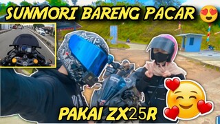 PERTAMA KALI SUNMORI BARENG PACAR PAKE ZX25R😍