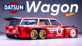 JDP ดัดแปลง Hot Wheels – Datsun Wagon 6 Wheels – โครงการ Jakarta Diecast