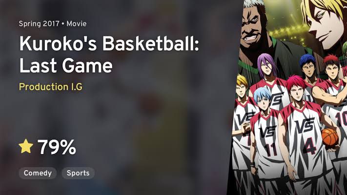 Kuroko no Basket Movie 2: Winter Cup Soushuuhen - Namida no Saki e