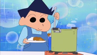 【Crayon Shin-chan】Kazama makes delicious curry meals! Make a big pot of rice