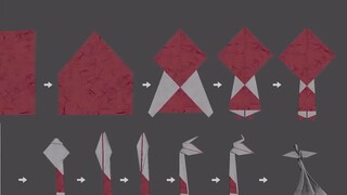 Perfectly reproduce the origami process with 3D technology! Behind the scenes of the CG animation sh