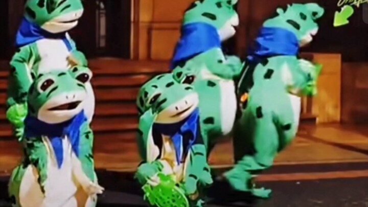 Why is this frog sniffing?