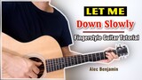 Hướng dẫn: Let Me Down Slowly - Alec Benjamin (Fingerstyle Guitar Tutorial) Easy