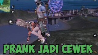PRANK JADI CEWEK DI TRAINING LANGSUNG DI AJAK W1K W1K |FREE FIRE INDONESIA