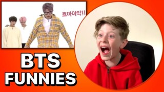 Reacting to BTS Moments I Think About Alot #2 for the first time.  (#방탄소년단)