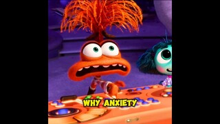 How ANXIETY Turns Riley's WORLD Upside Down in INSIDE OUT 2... #shorts