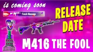 M416 THE FOOL RELEASE DATE | M4 FOOL IS COMING BACK | M416 UPGRADABLE GUN SKIN | HARDMANTRICKS